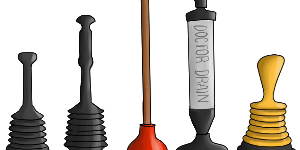 Differences Between Sink Plunger & Toilet Plunger